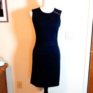 BANANA REPUBLIC CLASSIC CUT SLEEVELESS ShEATH SIZE 2 MINI DRESS